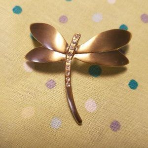 Gold color Dragonfly pin